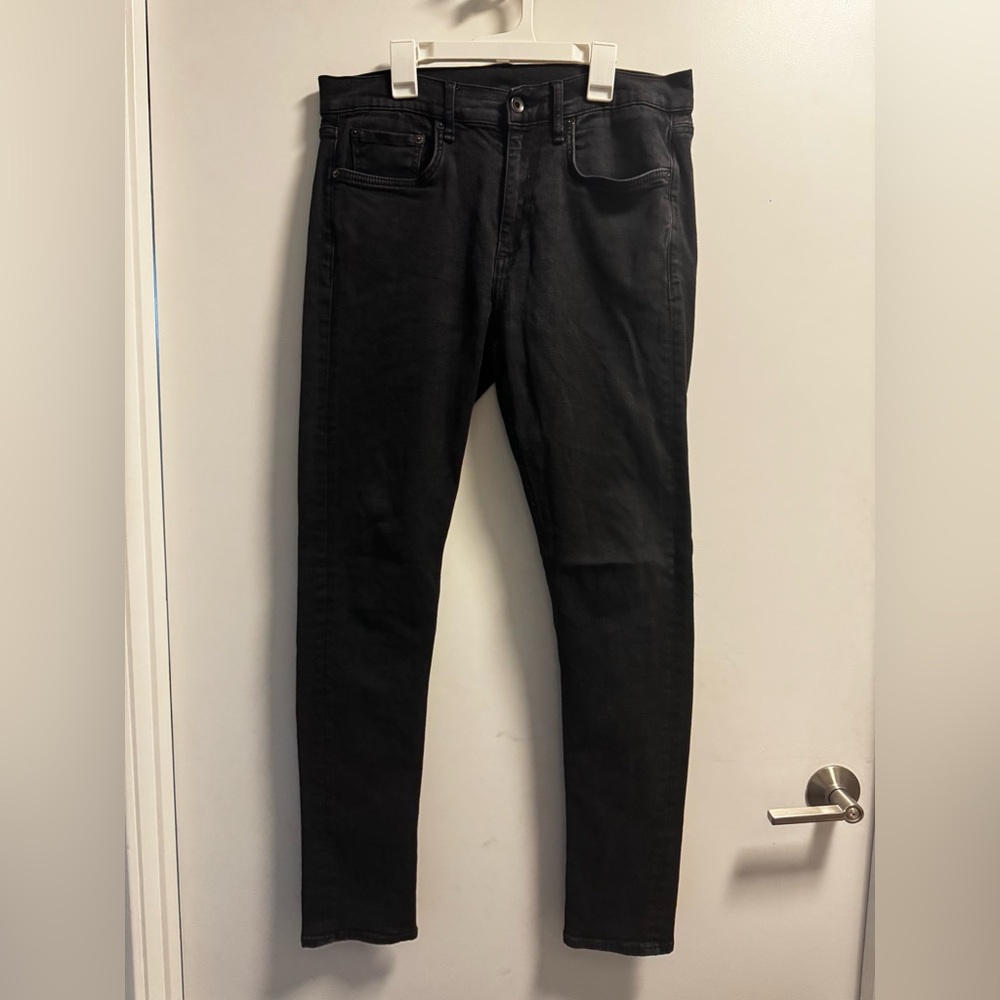 rag & bone Men's Black Skinny Jeans